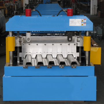 Combined 80 deep round shouldered trapezoidal combined composite profile floor decking machine