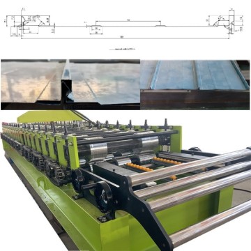Snap-Lock Standing Seam roofing sheet rolling forming machine