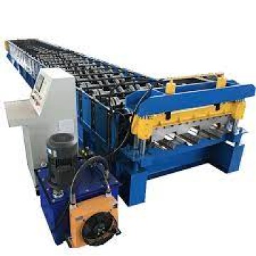 Metal floor deck roll forming machine