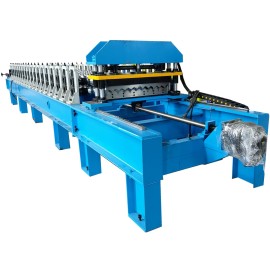 corrugated iron sheet roll forming machine with flying shear