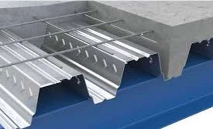 embossed metal floor deck