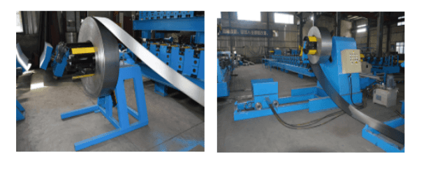 manual decoiler and automatic decoiler