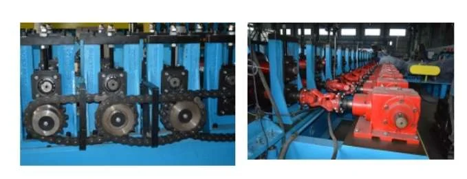 chain drive and gearbox drive