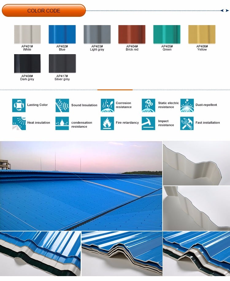 Anti aging Insulated 4x8 aluminum composite roofing sheet with multi-function