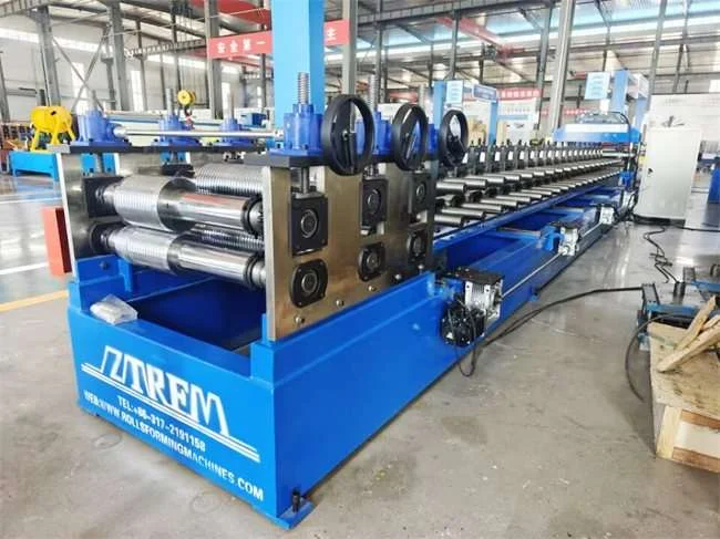 Metal exterior wall panel forming equipment