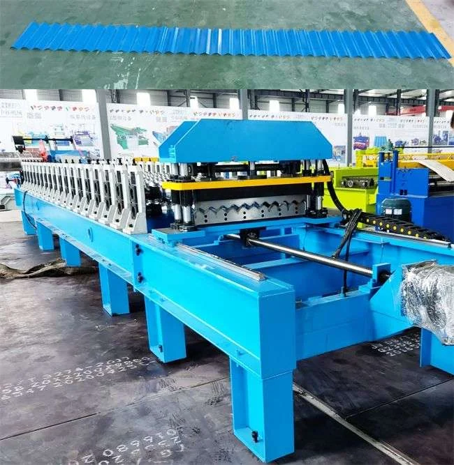 High-speed corrugated roof sheet production line