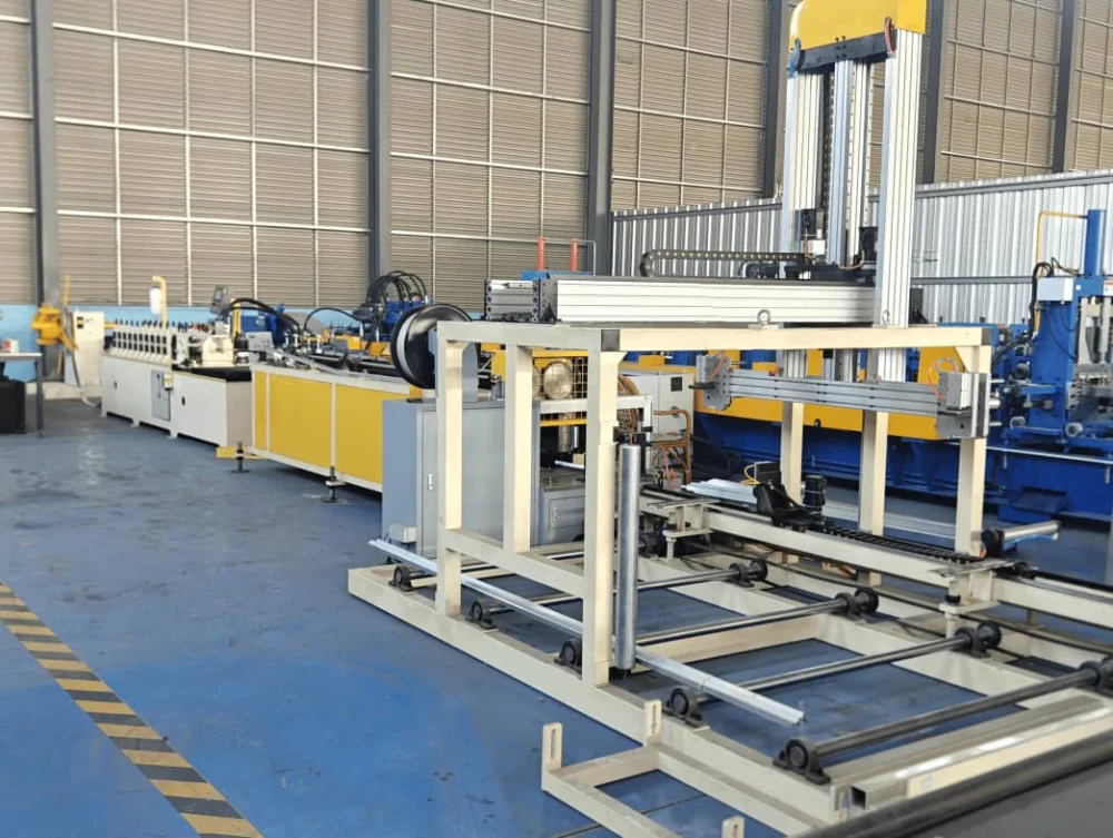 High-Precision Steel Wall Angle Roll Forming Machine - "